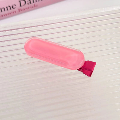 Women's Cute Vacation Sweet Solid Color Arylic Alloy Hair Clip