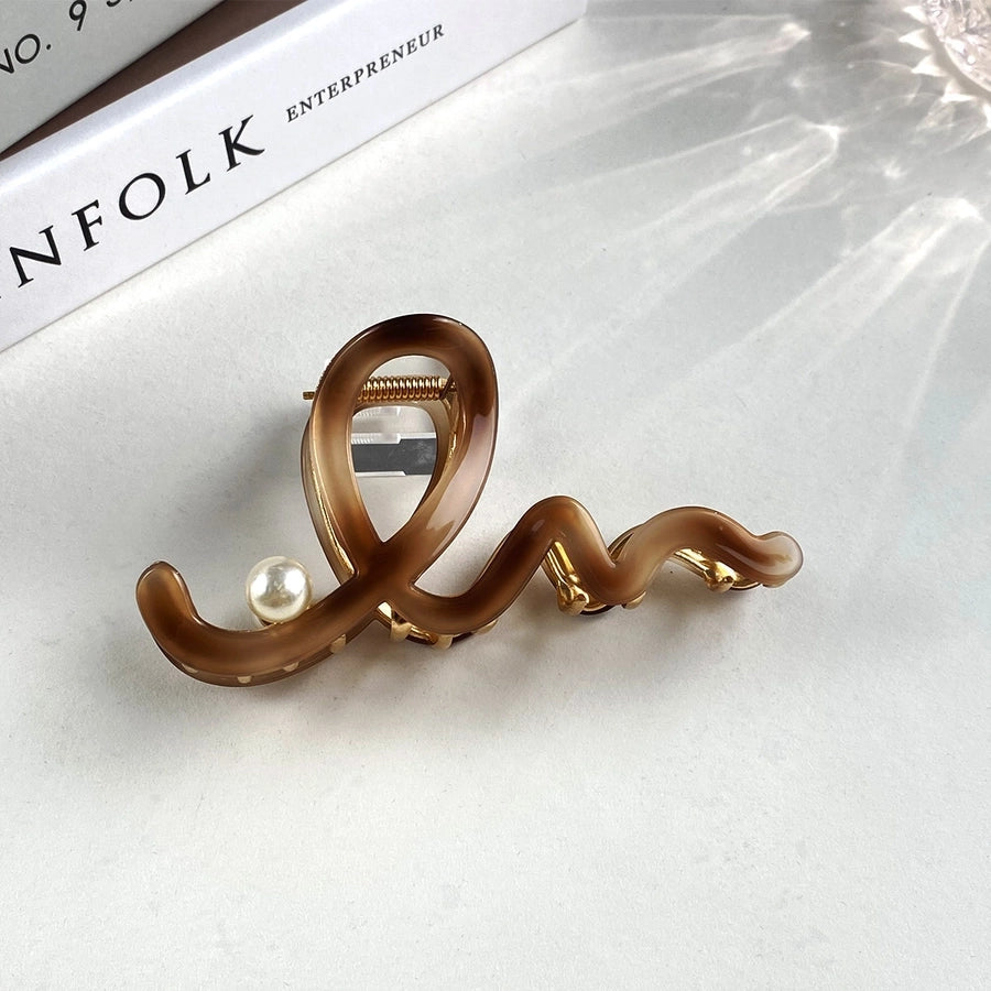 Women's Casual Simple Style Geometric Acetic acid sheets Hair Claws