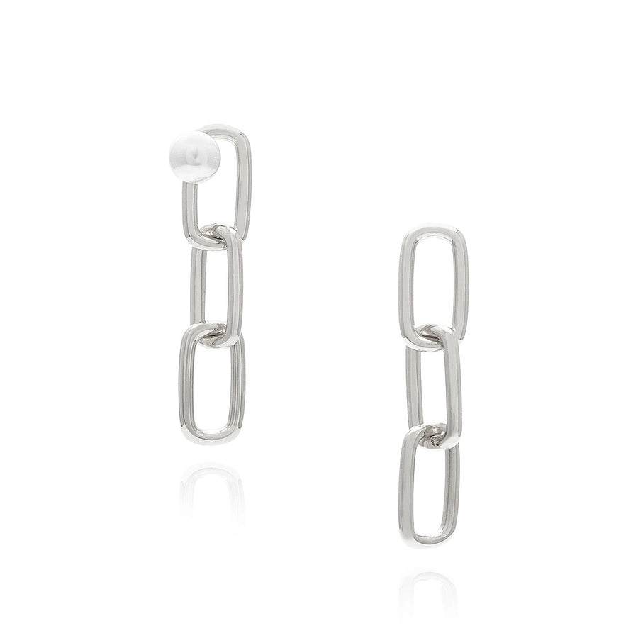 1 Pair Vintage Style Classic Style Geometric Plating Copper Pearl Drop Earrings