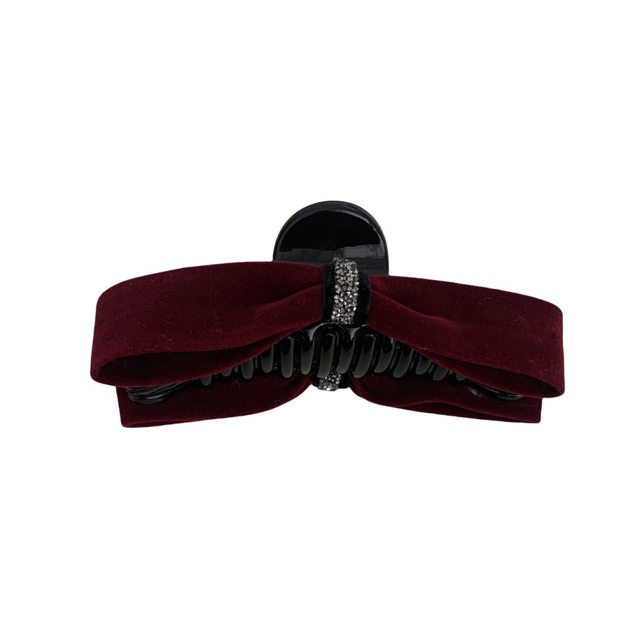 Women's IG Style Bow Knot velvet Hair Clip Hair Claws