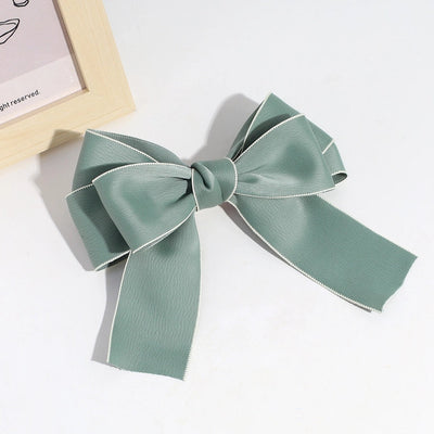 sweet bow knot polyester hair clip