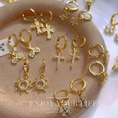 new fashion summer ice cream girly cute earrings niche pink ice cream fun acrylic ear clip