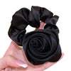 Women's Retro Solid Color Cloth Hair Tie