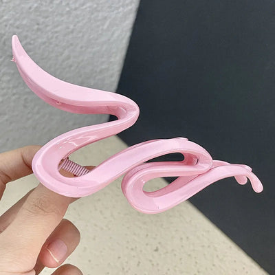 Cute Grab Clip Summer Hairpin Atmosphere Sense Rose Pink Flower Hair Grab Cherry Butterfly Plate Hair Grab Edge Hairpin