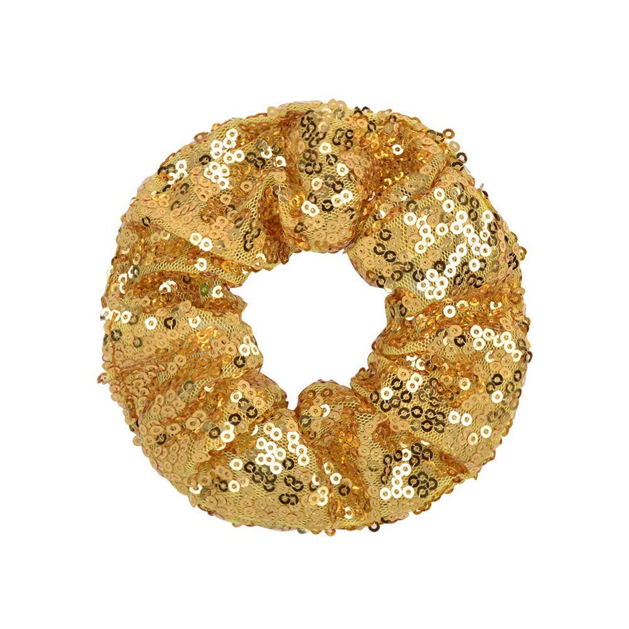 Women's Casual Simple Style Solid Color Cloth Sequins Hair Tie