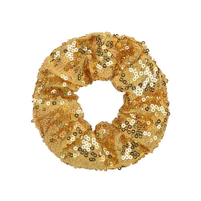 Women's Casual Simple Style Solid Color Cloth Sequins Hair Tie