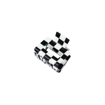 simple style lattice pvc hollow out hair claws