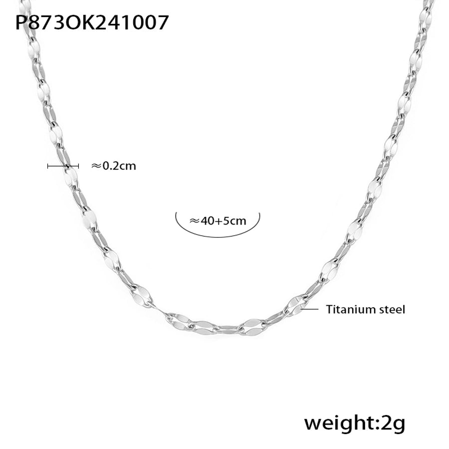 Jewelry Elegant Luxurious Vacation Heart Shape Titanium Steel 18K Gold Plated Plating Jewelry Set