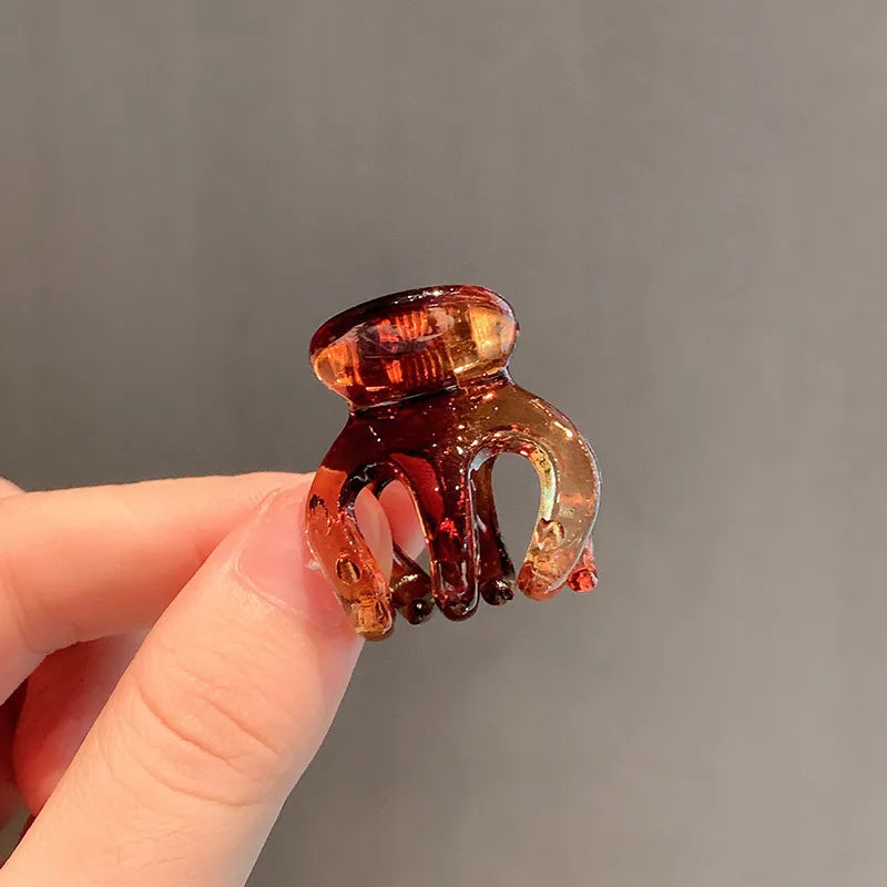 retro geometric transparent acrylic small catch clip wholesale nihaojewelry