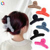 japanese style solid color plastic handmade hair claws 1 piece