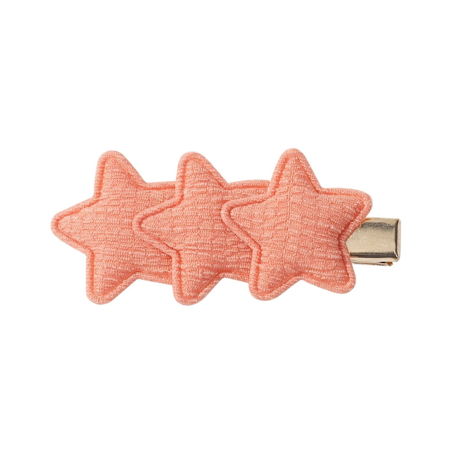 Fantasy Shadow Star Solid Color Hairpin Macaron  New Three-Dimensional Hair Accessories Children's Handmade Side Clip 4207