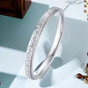 Jewelry Elegant Simple Style Geometric Titanium Steel Plating Rings