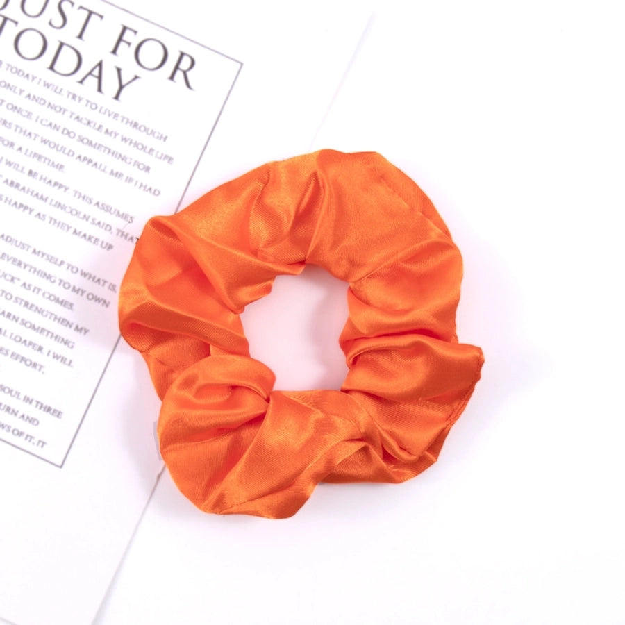 simple style solid color cloth hair tie