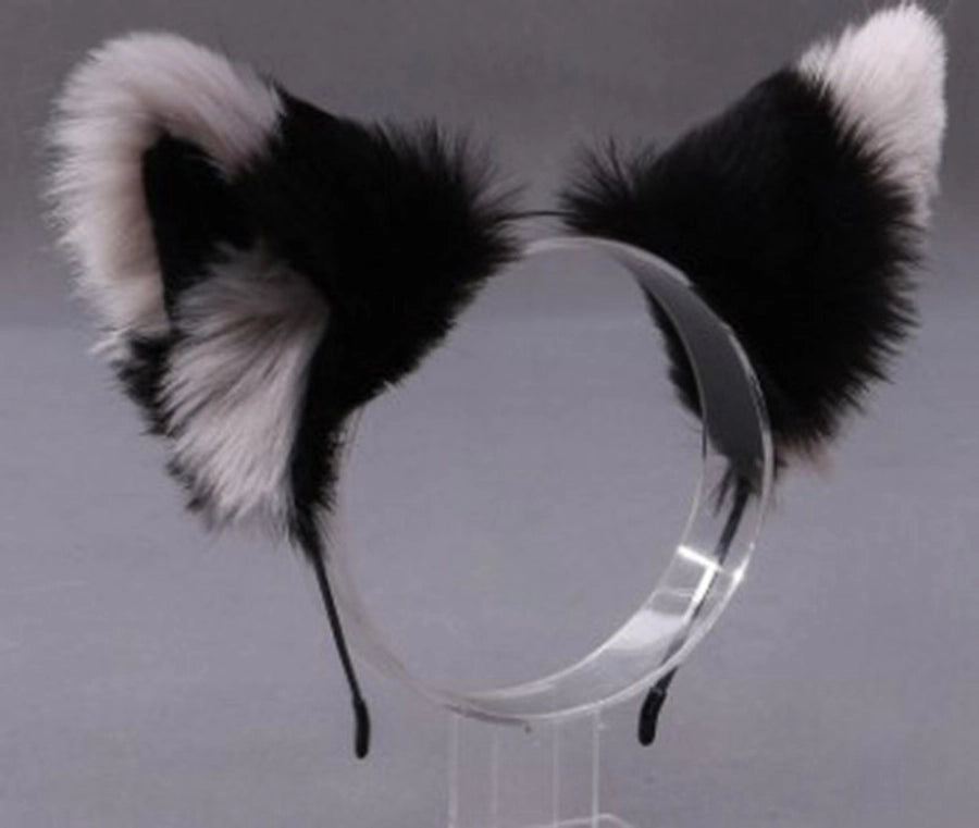 Women's Cute Ear Plush Handmade Hair Band