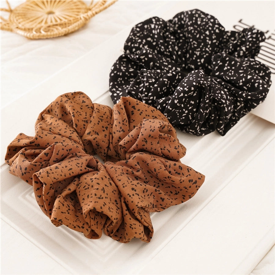 fashion polka dots cloth hair tie 1 piece