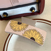 Women's Retro Geometric PS Pu Leather Hair Claws