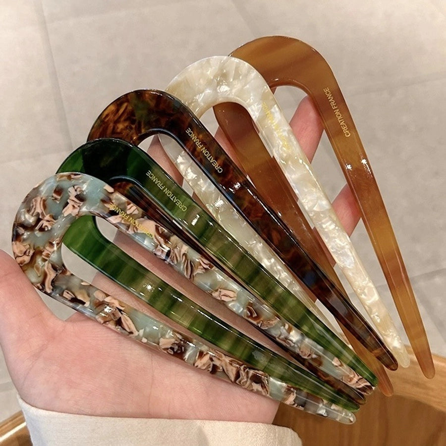 New Chinese style U-shaped hairpin female  new ball head updo artifact insert comb back head headdress fixed chopsticks