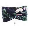 elegant streetwear plaid leopard cloth hair band