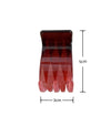 women's simple style color block plastic hair claws