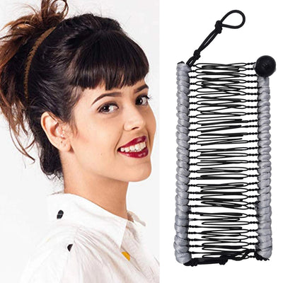 elegant solid color metal insert comb