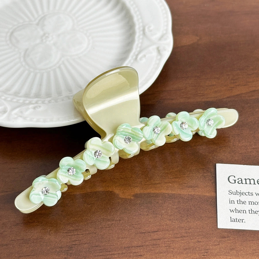 Women's Casual Simple Style Streetwear Floral Acetic acid sheets Hair Claws