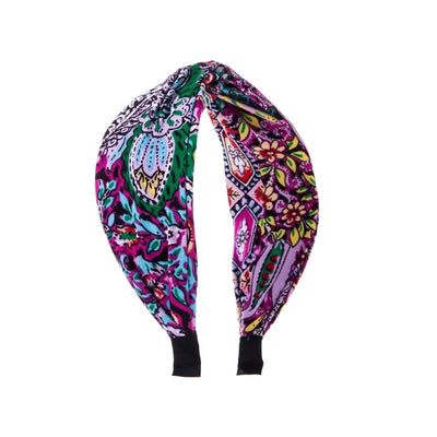 women's sweet classic style ditsy floral cloth printing hair band