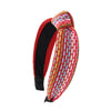 retro stripe cloth hair band