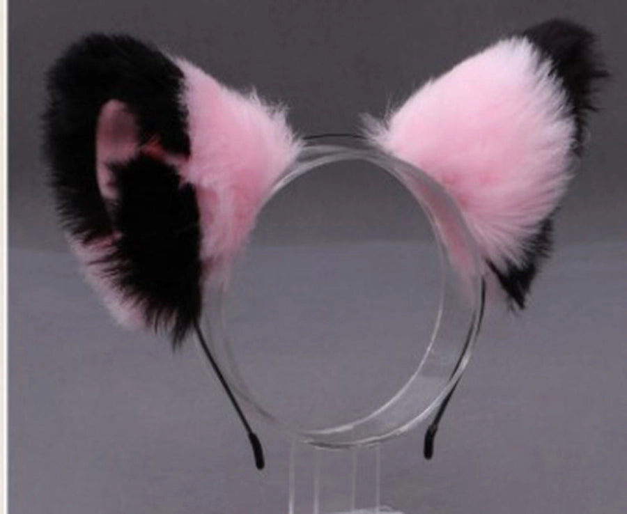 Women's Cute Ear Plush Handmade Hair Band