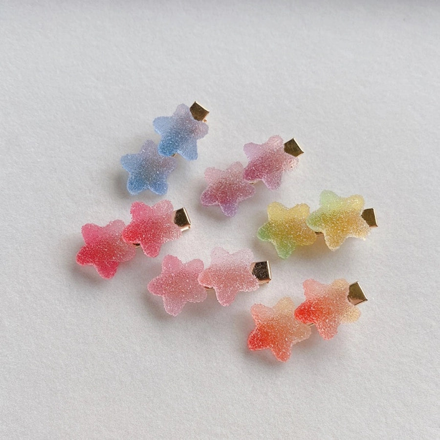 Korean version of the new imitation candy love stars hairpin hairband small cute rubber band headdress baby accessories