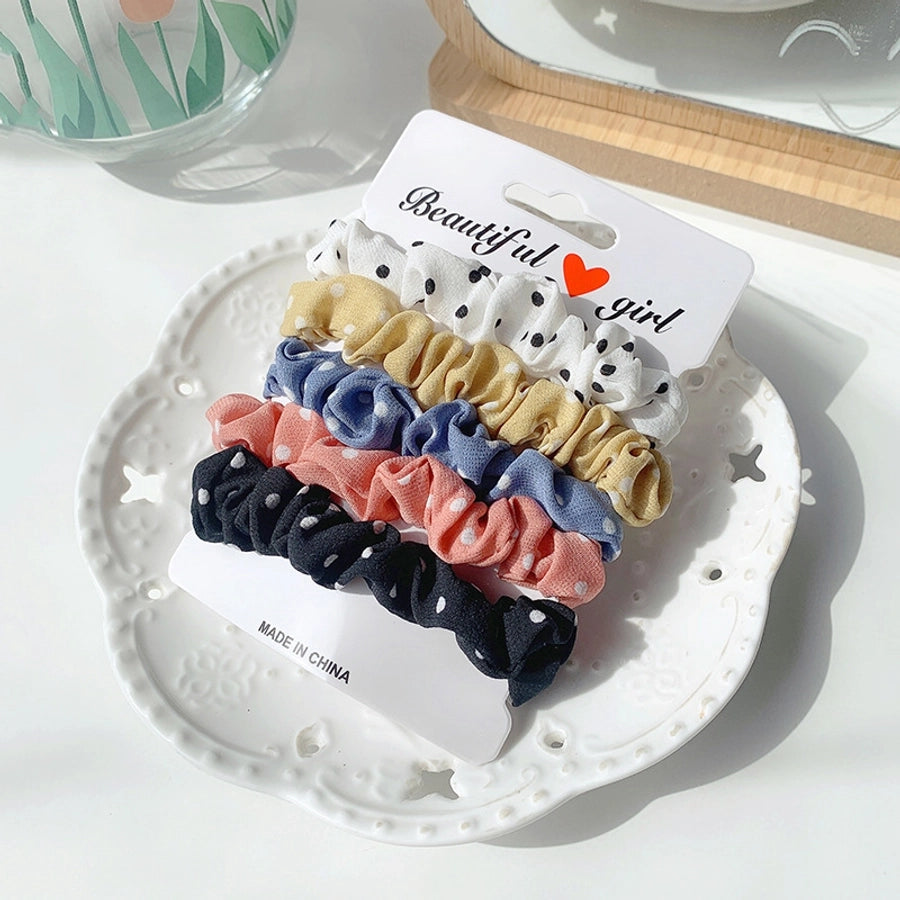 korean  color satin hair rope suit wild hair  scrunchies  ponytail head rope large intestine ring