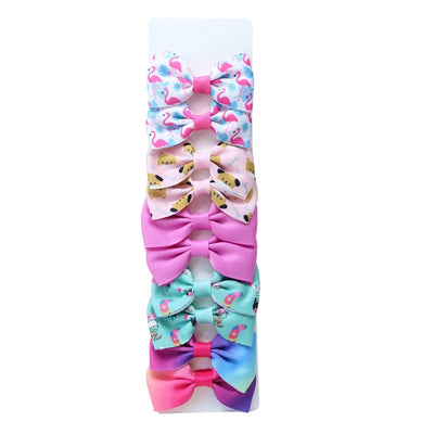 Girl'S Sweet Korean Style Bow Knot Polyester Hair Clip