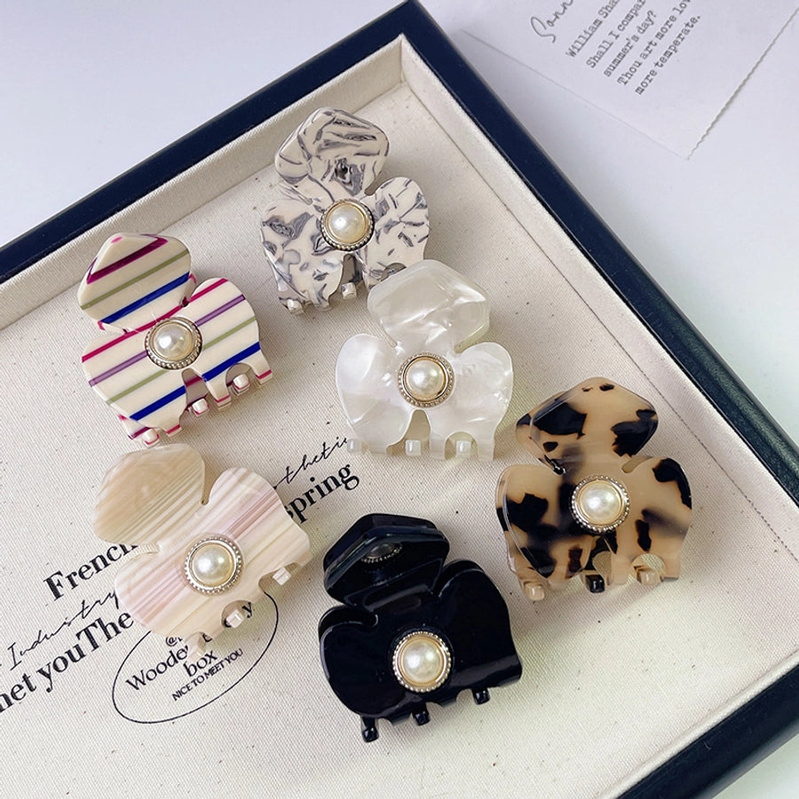 Women's Casual Simple Style Geometric Acetic acid sheets Handmade Hair Claws