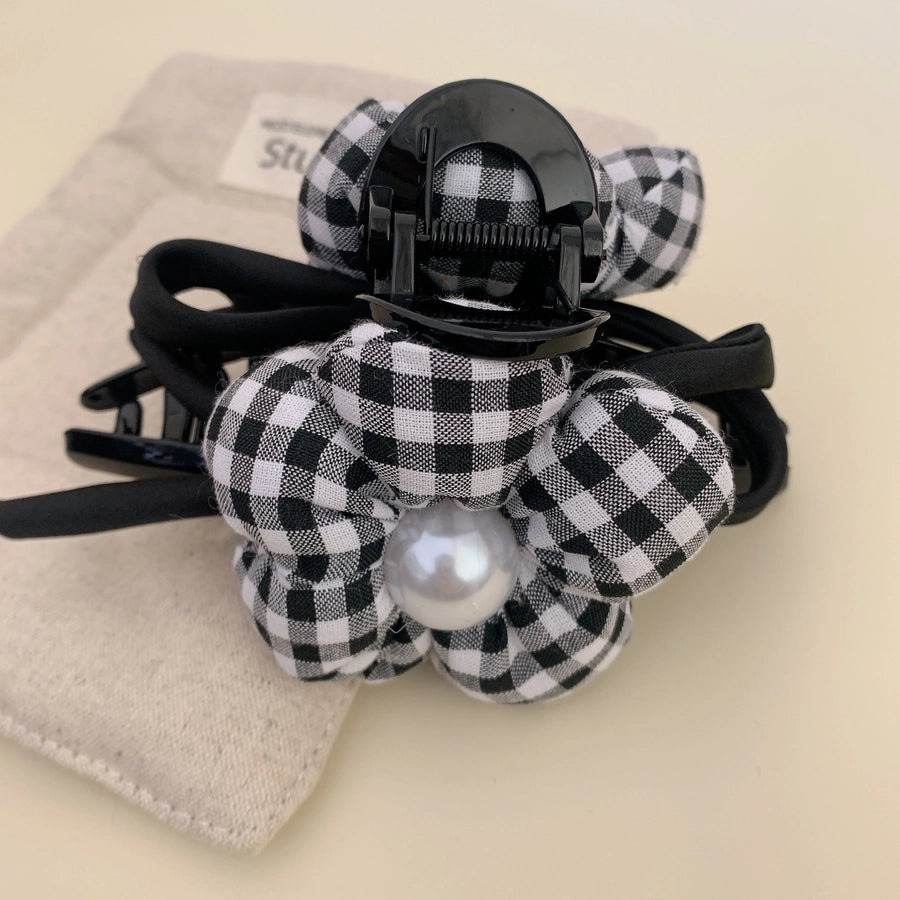 Women's Elegant Simple Style Floral Cloth Hair Clip Hair Tie Hair Claws