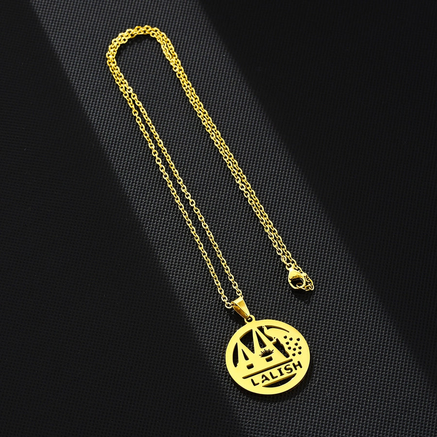 Jewelry Ethnic Style Geometric Peacock 201 Stainless Steel 304 Stainless Steel 18K Gold Plated Stainless Steel Necklaces