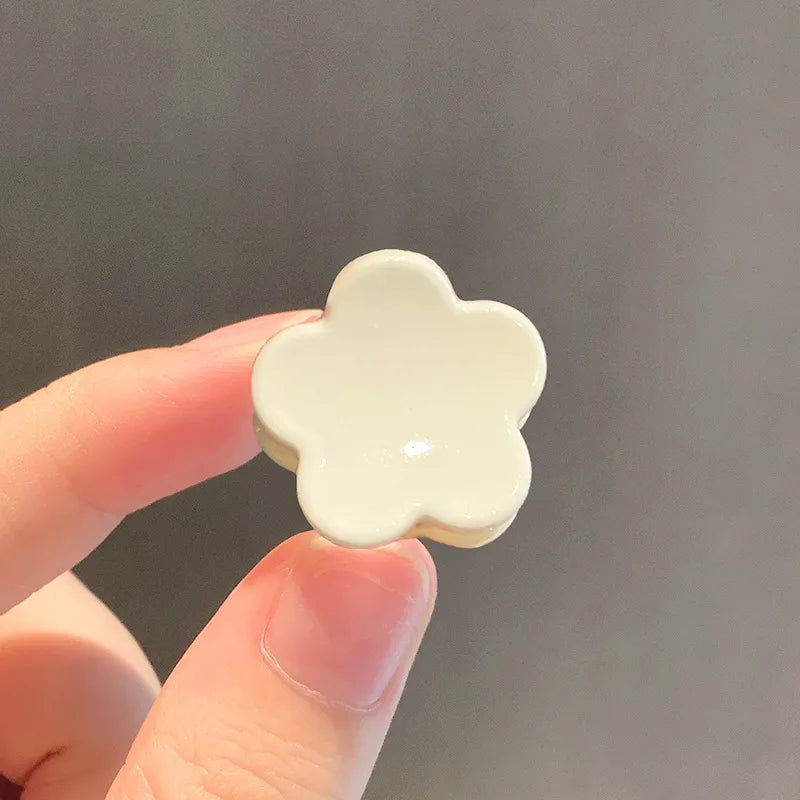 retro geometric transparent acrylic small catch clip wholesale nihaojewelry