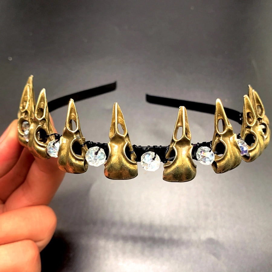 Halloween Fashion Women'S Crow Crown Alloy Hair Band