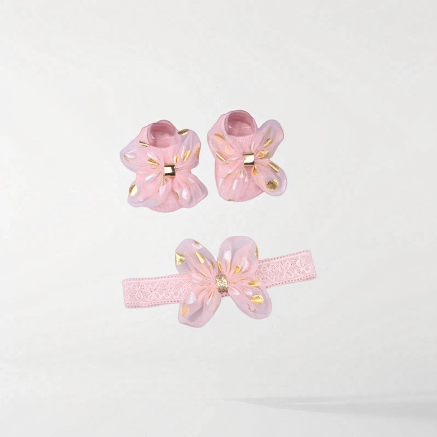 baby hair band socks suit children's boat Socks floor socks headband baby Crown flower headband hair accessories