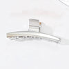 Women's Simple Style Solid Color Metal Plating Hair Claws