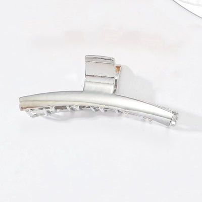 Women's Simple Style Solid Color Metal Plating Hair Claws