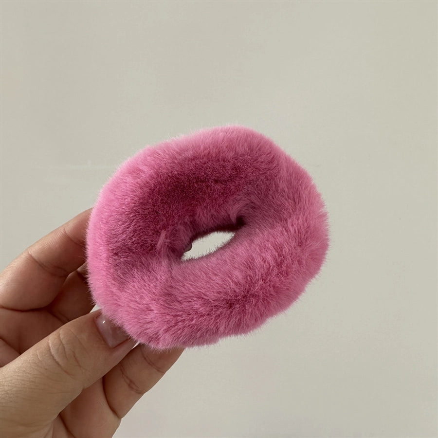 simple style solid color cloth hair claws