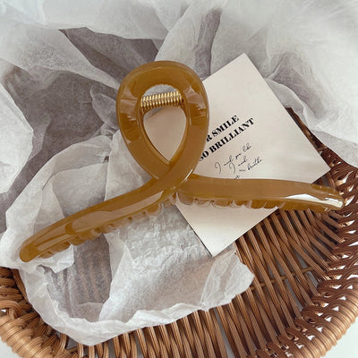 Oversized 15cm Grab Clip Simple Hair Volume Multi-hair Clip Shark Clip Advanced Sense Back Head Hair Headwear