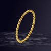 Jewelry Elegant Geometric Titanium Steel Plating Rings