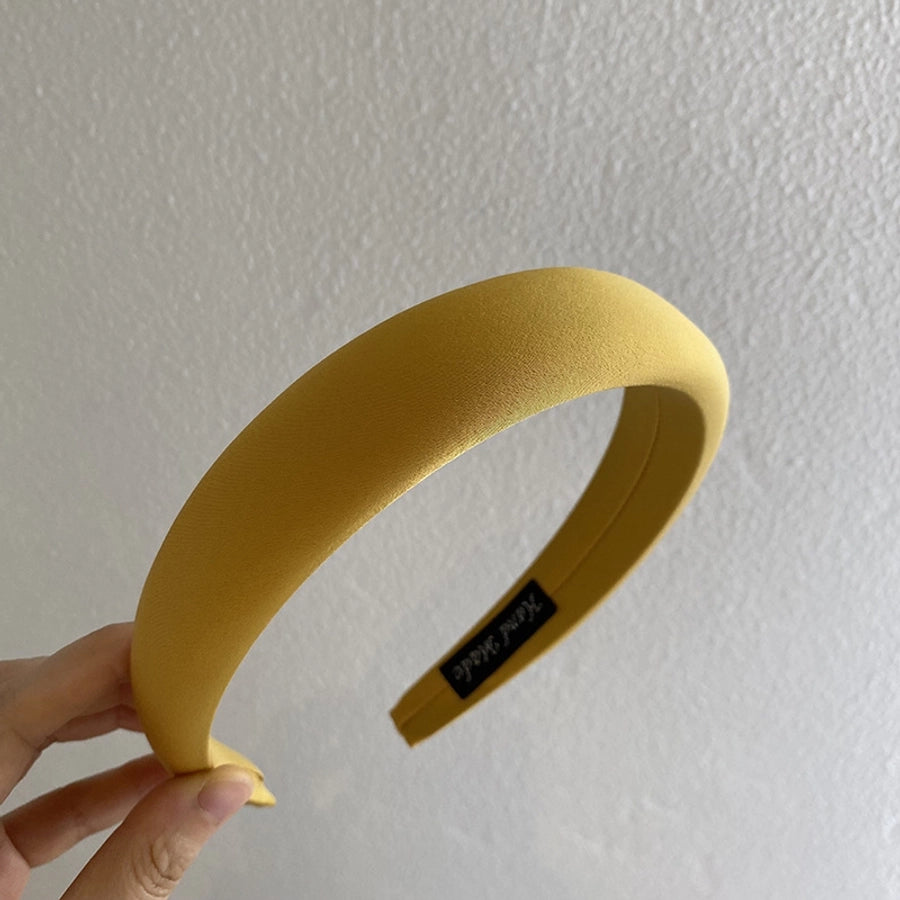 simple style solid color cloth handmade hair band 1 piece