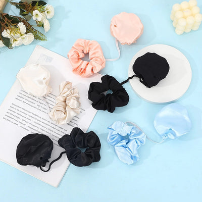 Unisex Exaggerated Solid Color Cloth Hair Tie
