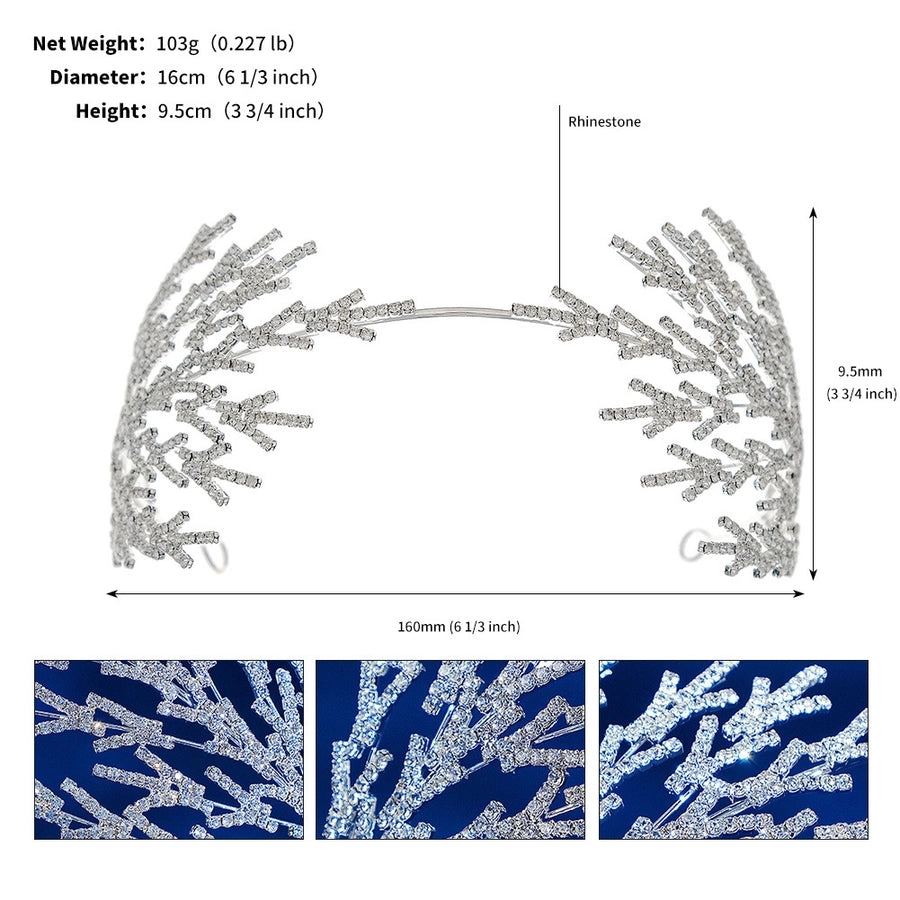 Women's Exaggerated Shiny Geometric Rhinestone Inlay Rhinestones Hair Band