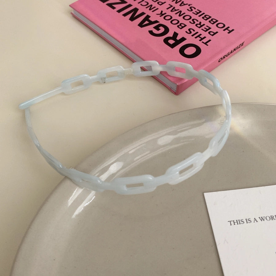 Women's Casual Simple Style Streetwear Solid Color Acetic acid sheets Hair Band