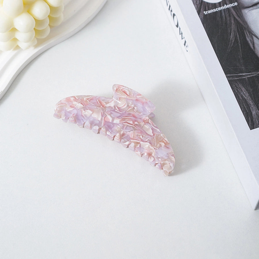 Urrykid Korean Style New Retro Pattern Acetate Grip Back Head Updo Large Size Shark Clip Grip