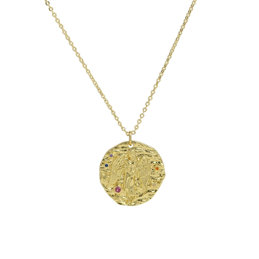Brass Plating Constellation Pendant Necklace