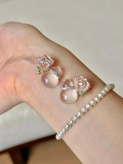 925 Sterling Silver Plating Flowers Plant Flowers