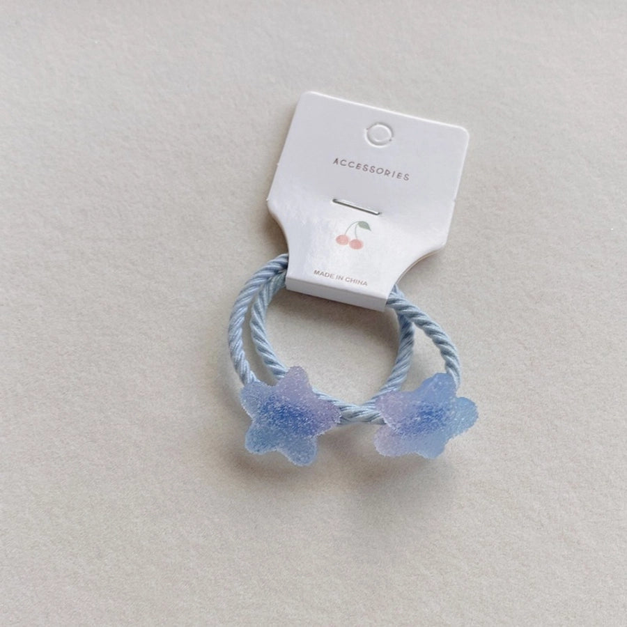 Korean version of the new imitation candy love stars hairpin hairband small cute rubber band headdress baby accessories